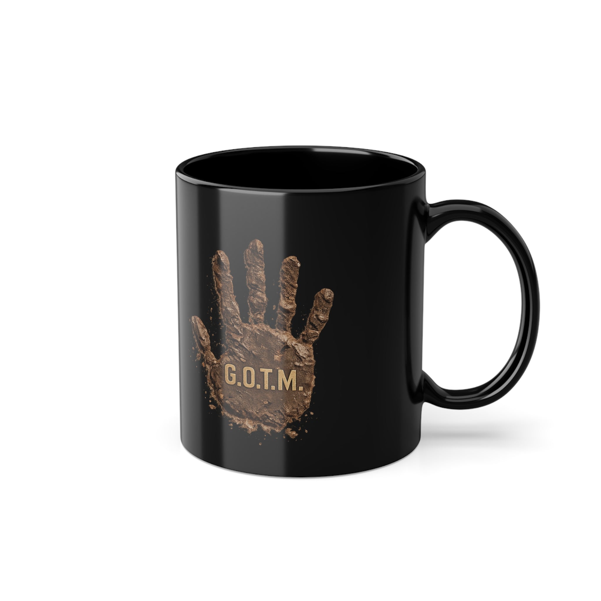 Black Coffee Cup, 11oz