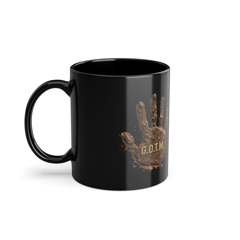 Black Coffee Cup, 11oz