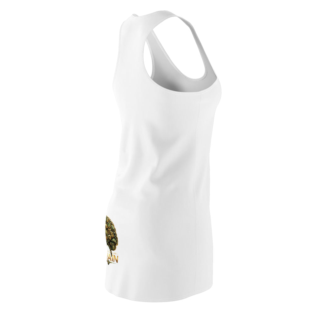 Racerback Dress – Steampunk Gear Brain Graphic