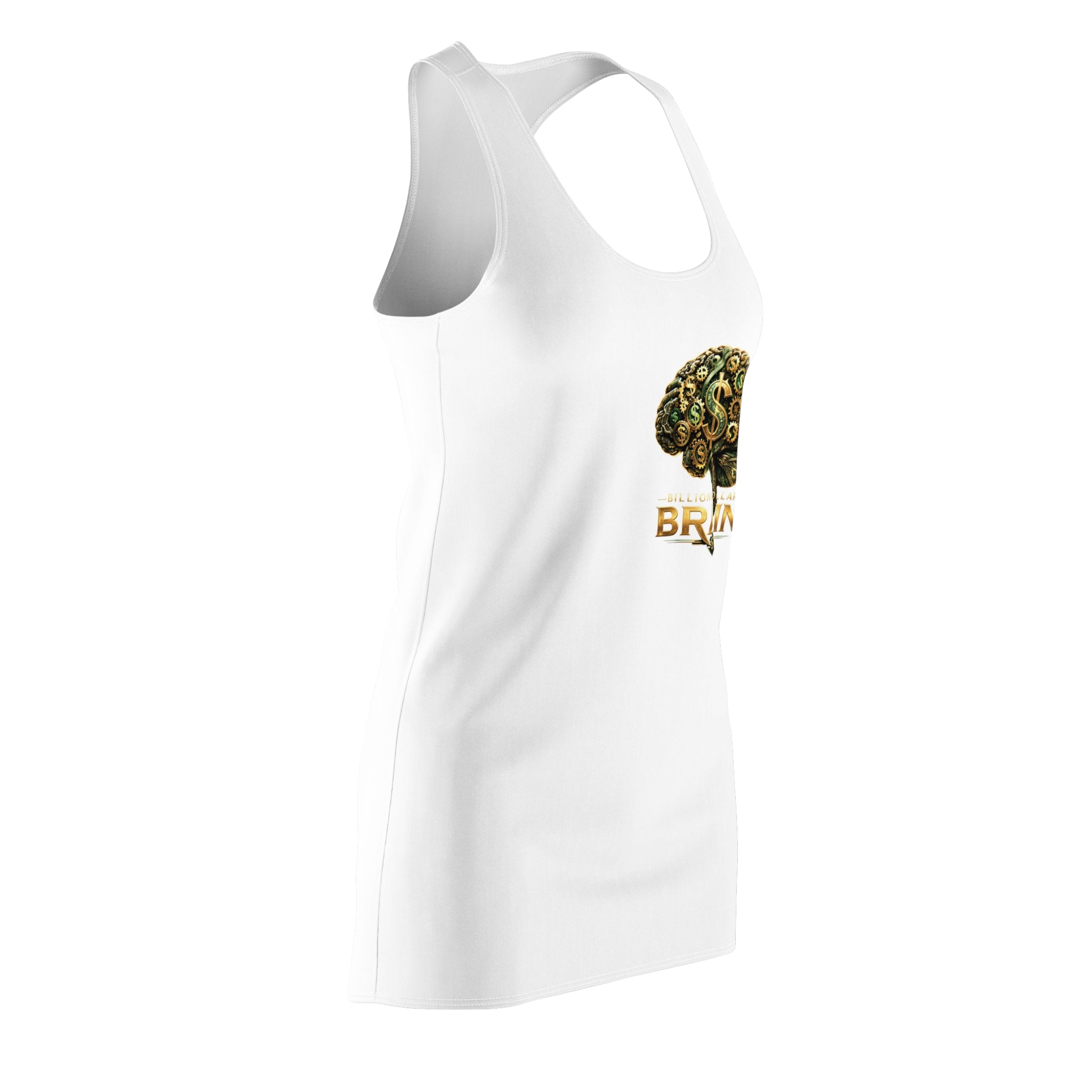 Racerback Dress – Steampunk Gear Brain Graphic