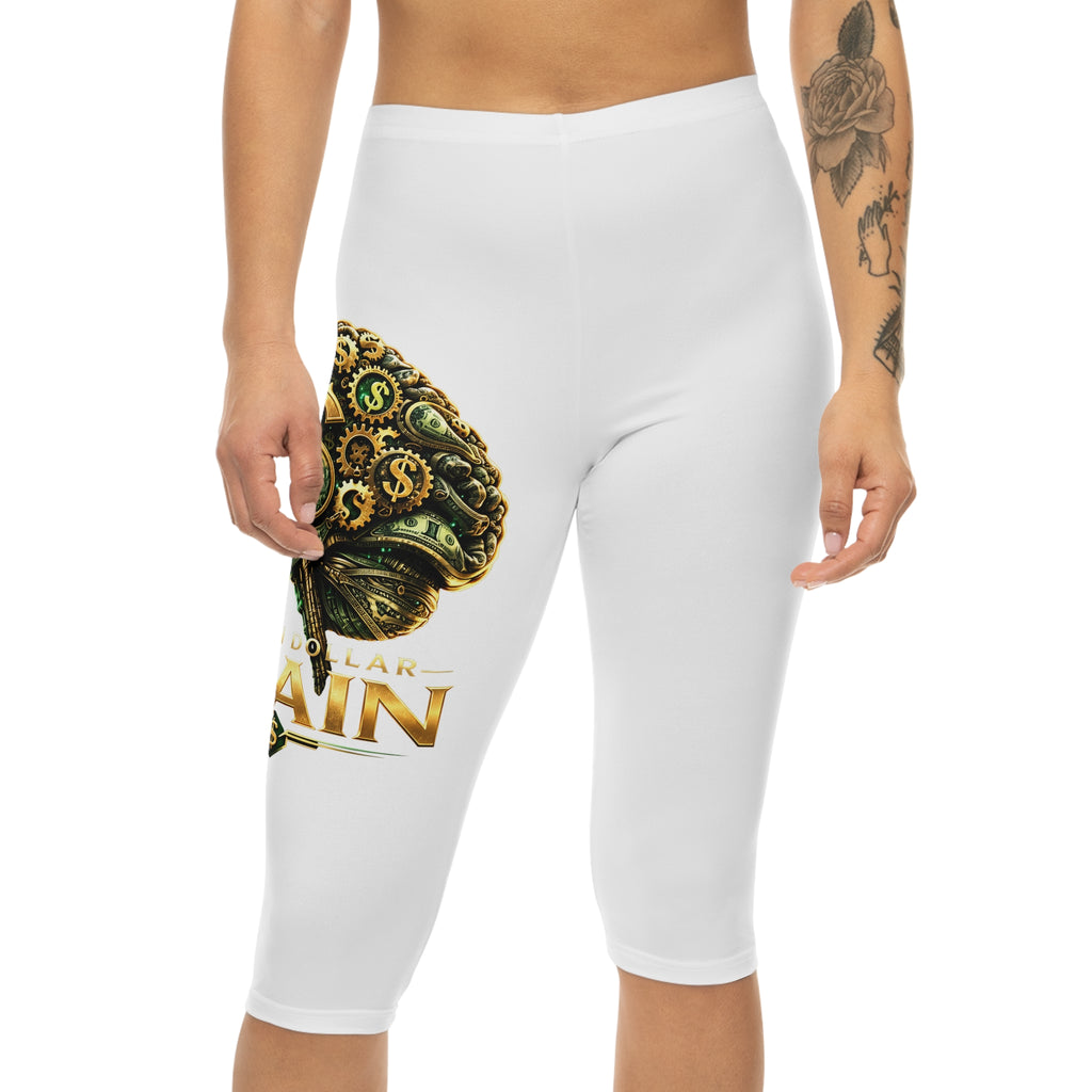 Capri Leggings — “Billion Dollar Brain” Money Tree Graphic