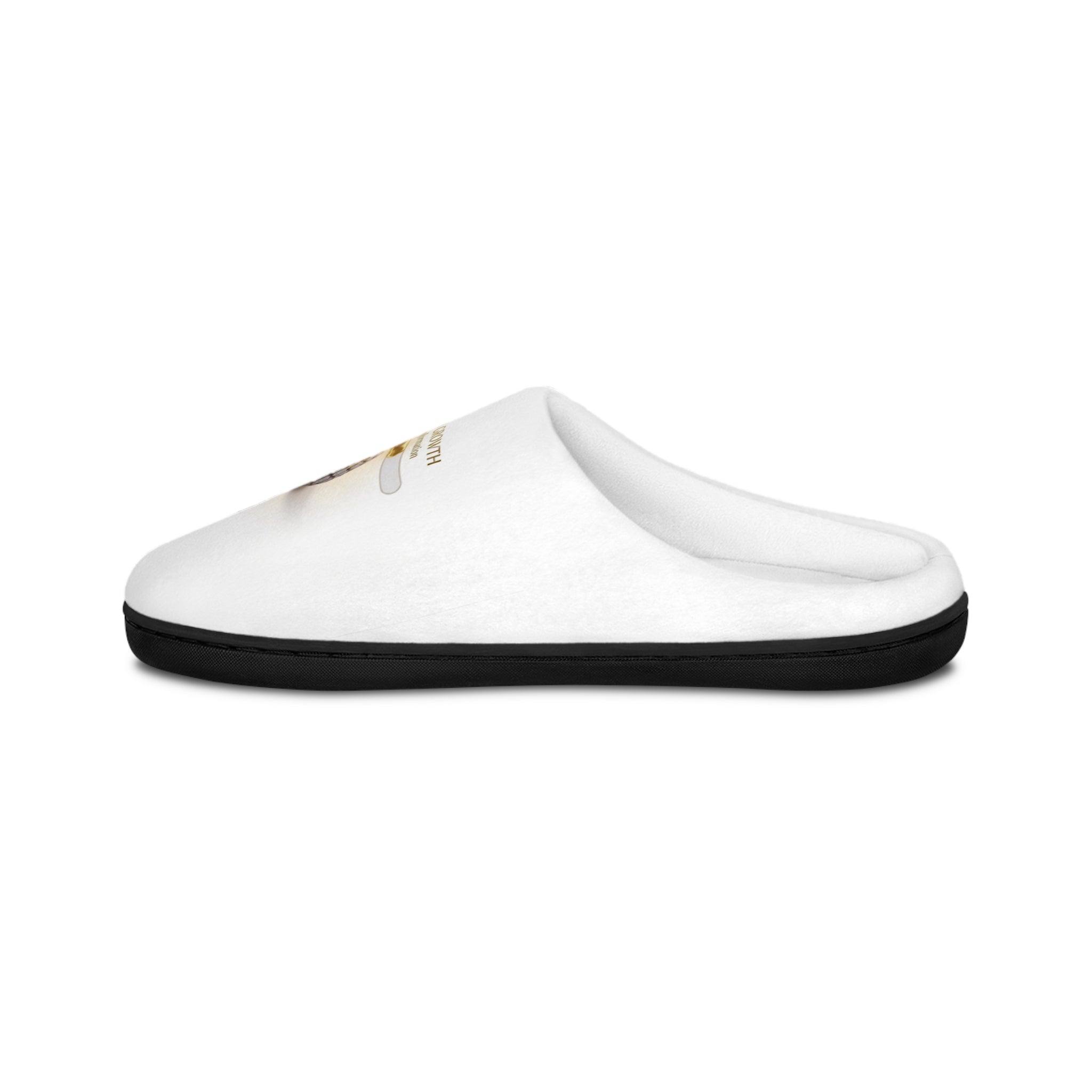 Women's Indoor Slippers — 'Progress Is Growth' Lux Cozy Slippers